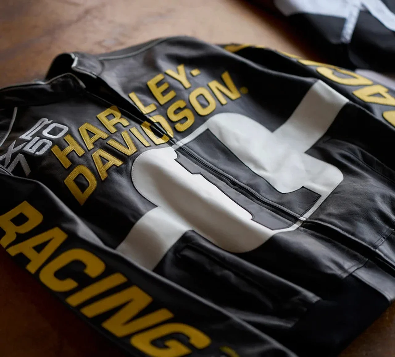 Harley-Davidson Men’s Start Your Engines Leather Racing Jacket