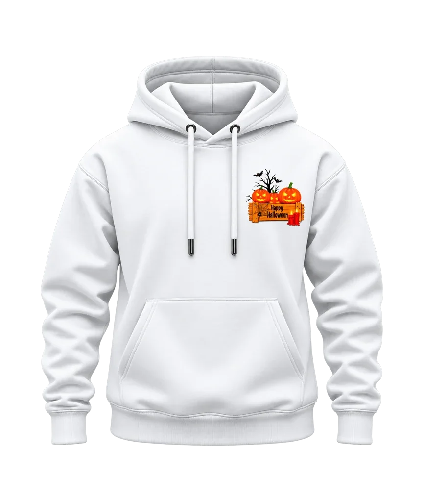 Stranger Things Happy Halloween Jack-O-Lantern Dual-Print Hoodie