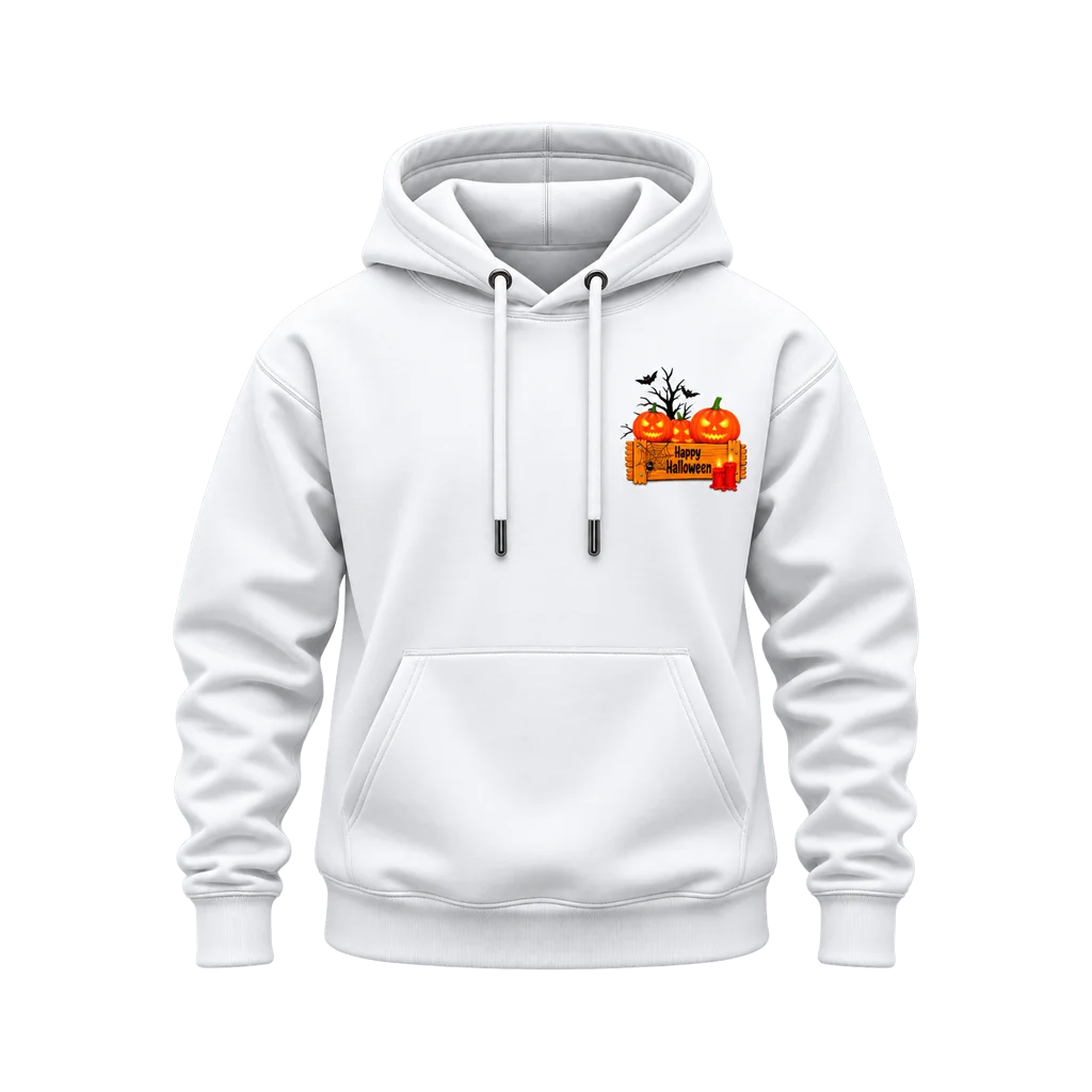 Stranger Things Happy Halloween Jack-O-Lantern Dual-Print Hoodie