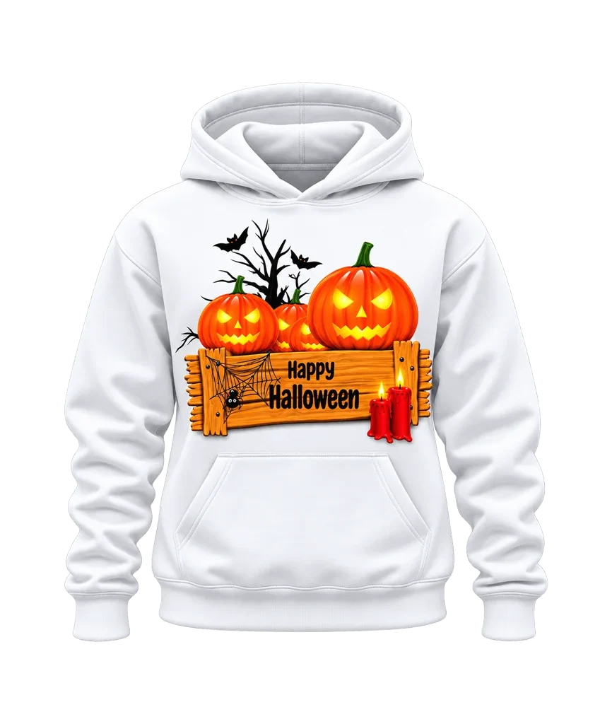 Stranger Things Happy Halloween Jack-O-Lantern Hoodie
