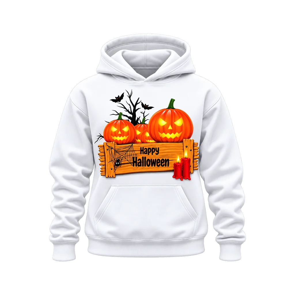 Stranger Things Happy Halloween Jack-O-Lantern Hoodie