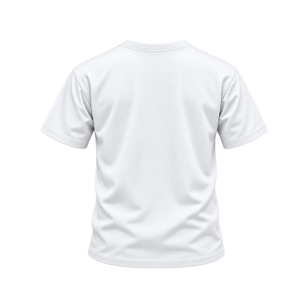 Watercolor Halloween Crescent Moon and Bats White T-Shirt