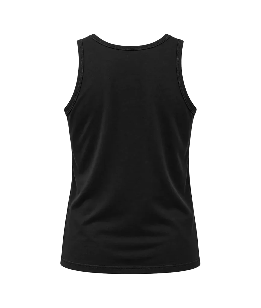 Halloween Owl Graphic Black Tank Top