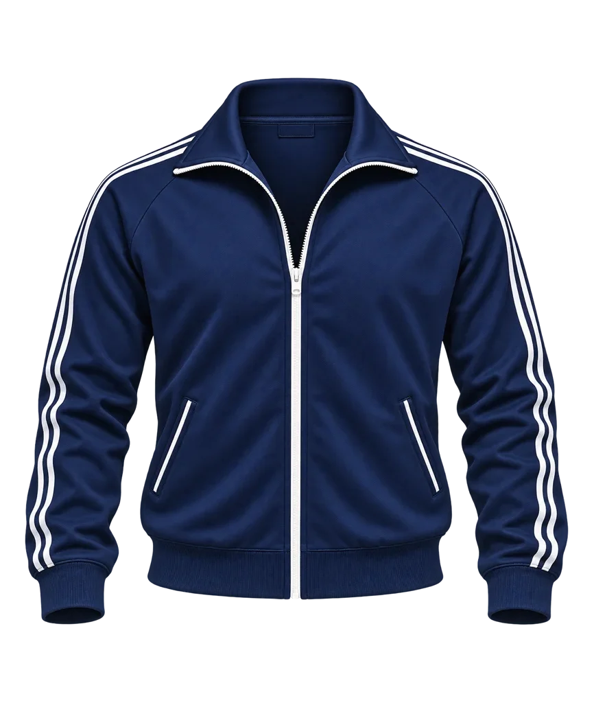 Cliff Booth The Adventures of Cliff Booth Brad Pitt Blue Track Jacket