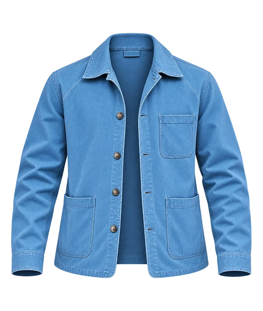 Cliff Booth The Adventures of Cliff Booth Brad Pitt Blue Cotton Jacket