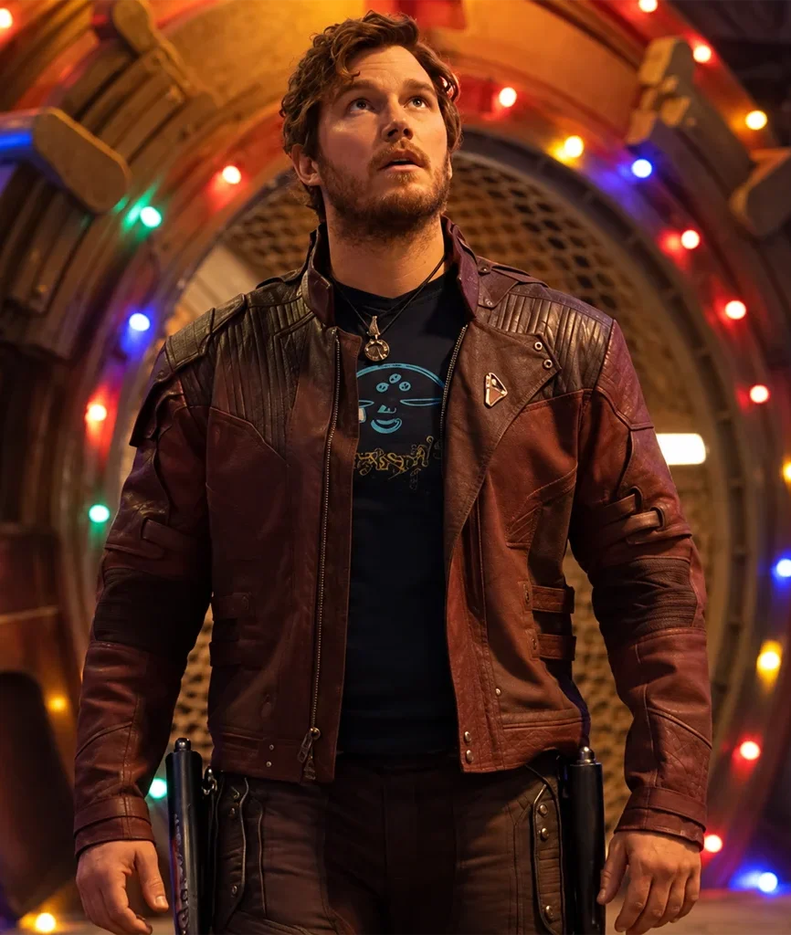 Guardians of the Galaxy Chris Pratt Star-Lord Leather Jacket
