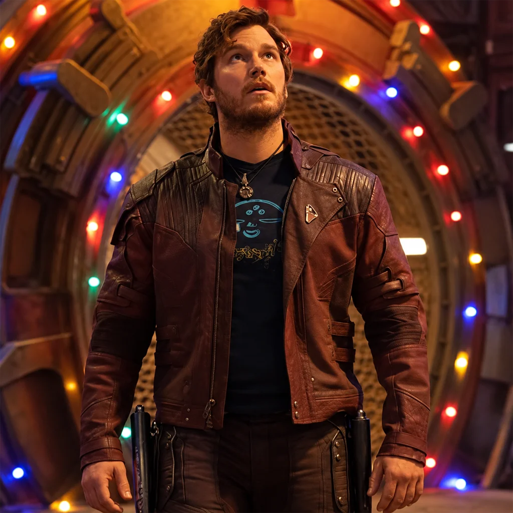 Guardians of the Galaxy Chris Pratt Star-Lord Leather Jacket