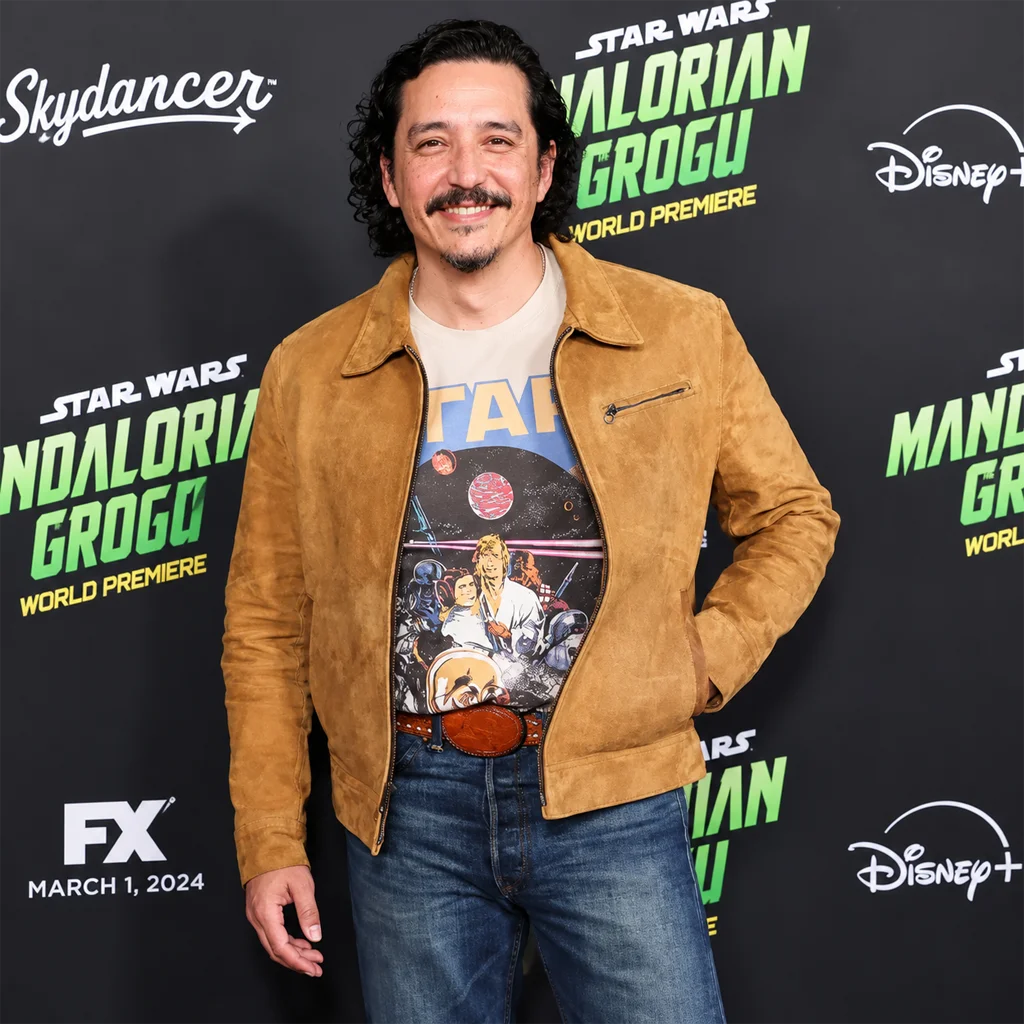 Gabriel Luna The Mandalorian and Grogu Brown Suede Jacket