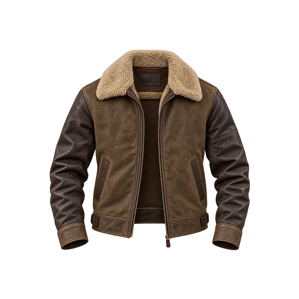 Maze Runner: The Death Cure Thomas Brodie-Sangster Brown Shearling Jacket