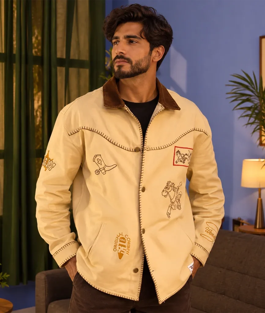 Woody Toy Story 5 Tom Hanks Beige Chore Jacket