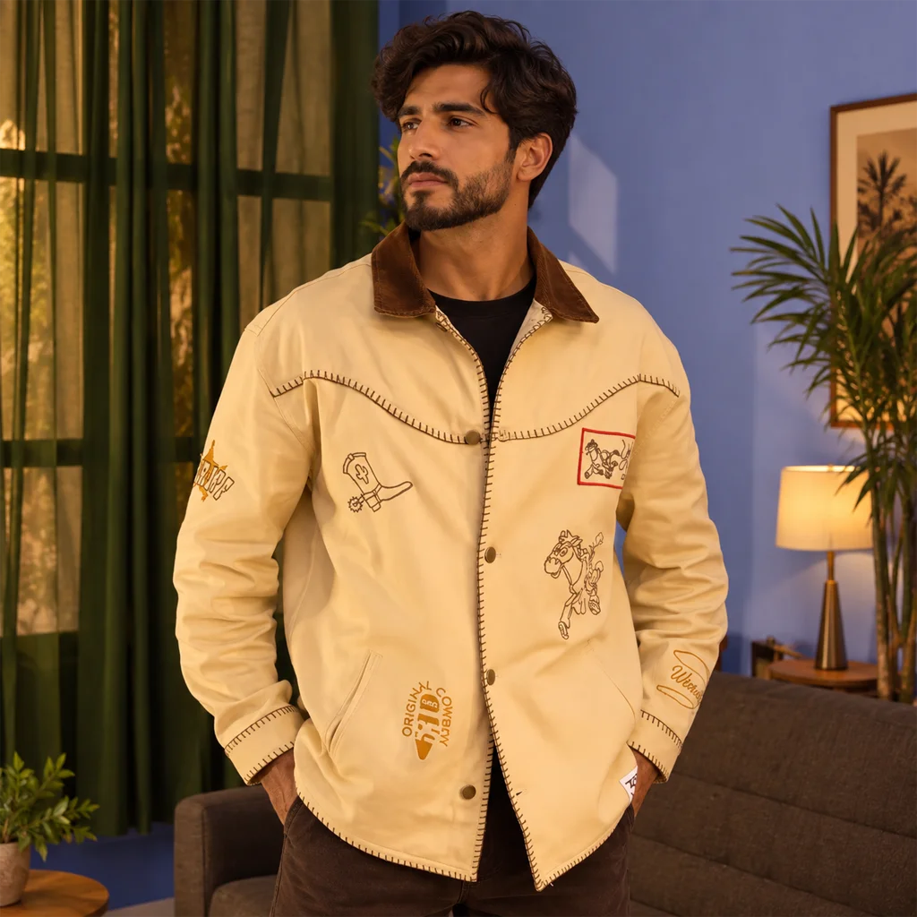 Woody Toy Story 5 Tom Hanks Beige Chore Jacket