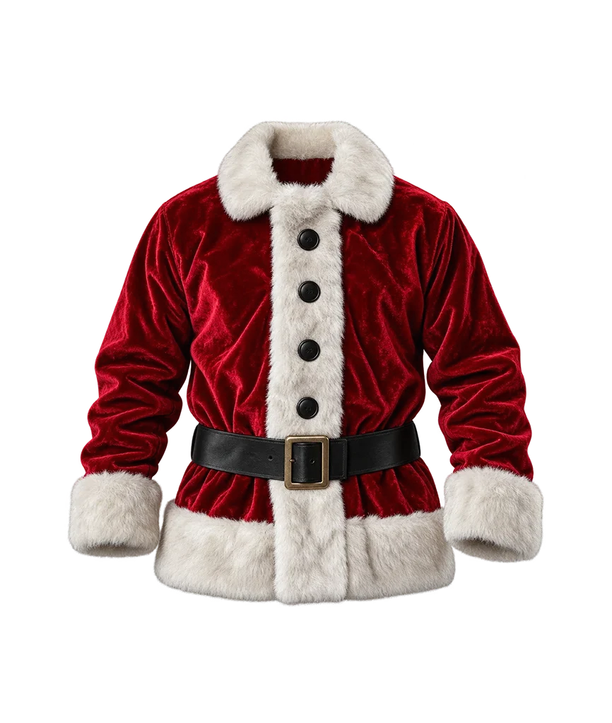 Violent Night David Harbour Red Santa Claus Jacket