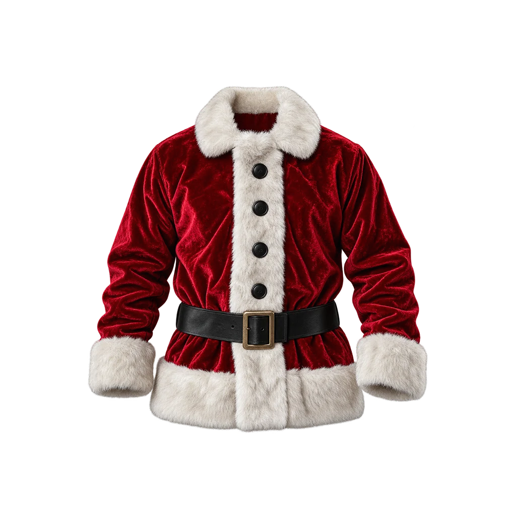 Violent Night David Harbour Red Santa Claus Jacket