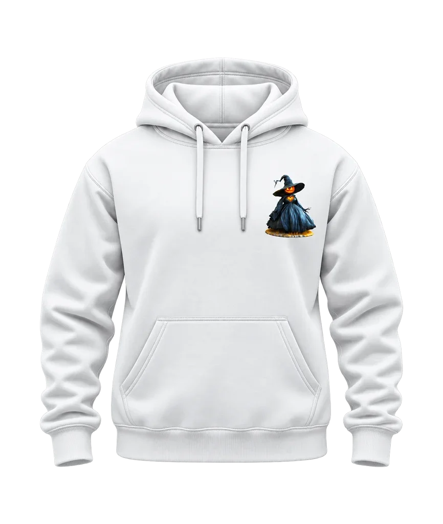 Wicked Pumpkin Witch Dress Dual-Print Hoodie