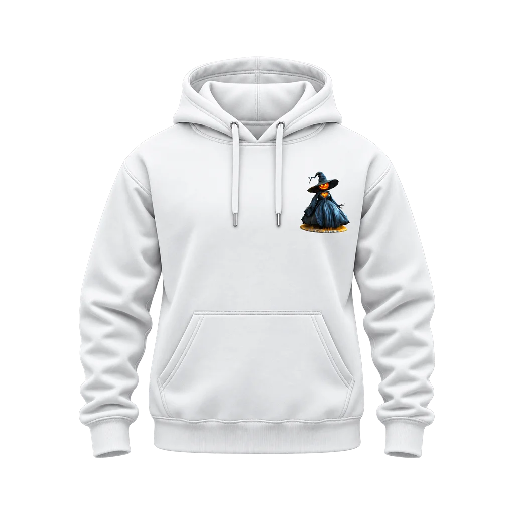 Wicked Pumpkin Witch Dress Dual-Print Hoodie
