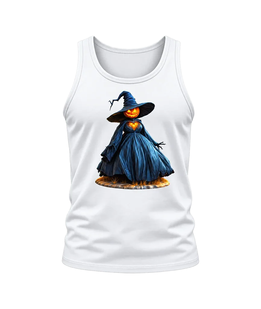 Wicked Pumpkin Witch Dress Tank Top