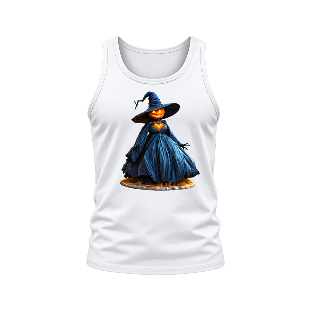 Wicked Pumpkin Witch Dress Tank Top