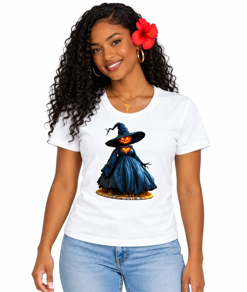 Wicked Pumpkin Witch Dress T-Shirt