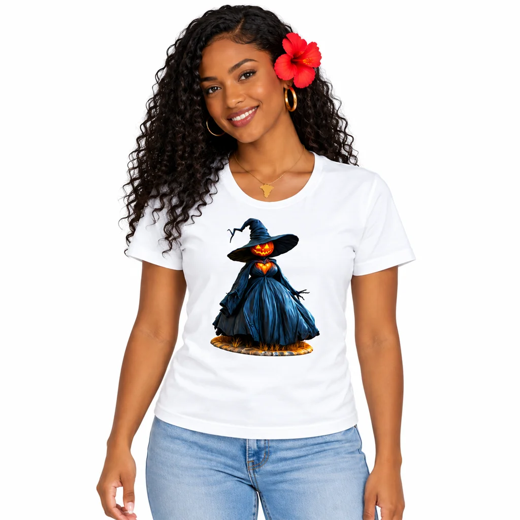 Wicked Pumpkin Witch Dress T-Shirt