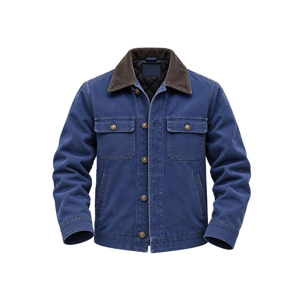 Yellowstone Felix Long Rudy Ramos Blue Cotton Jacket