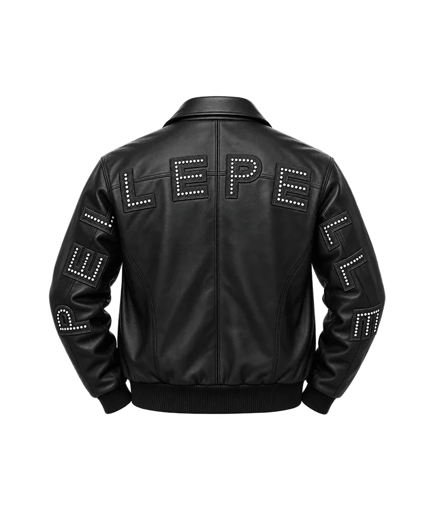 Pelle Pelle Stones Black Leather Jacket