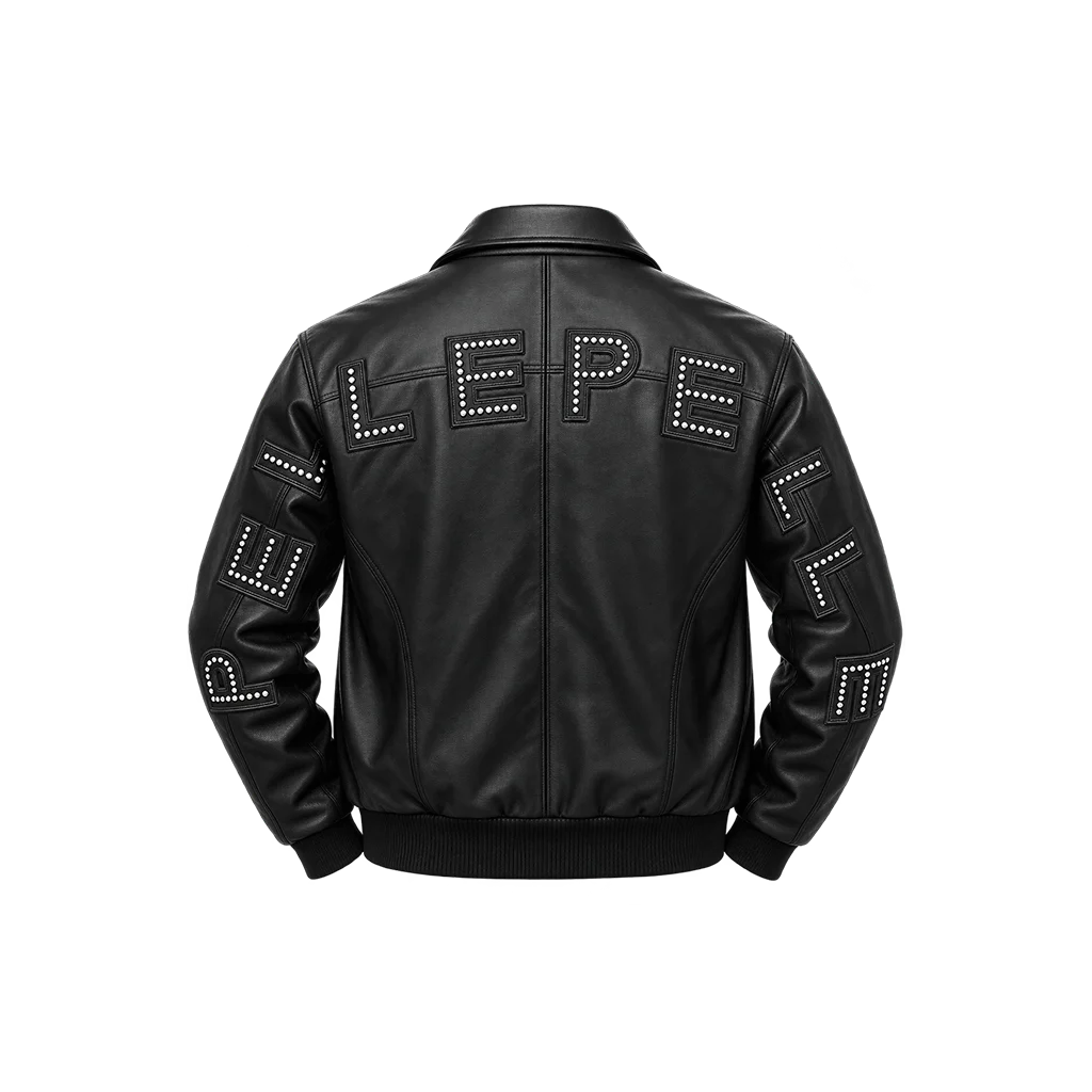 Pelle Pelle Stones Black Leather Jacket