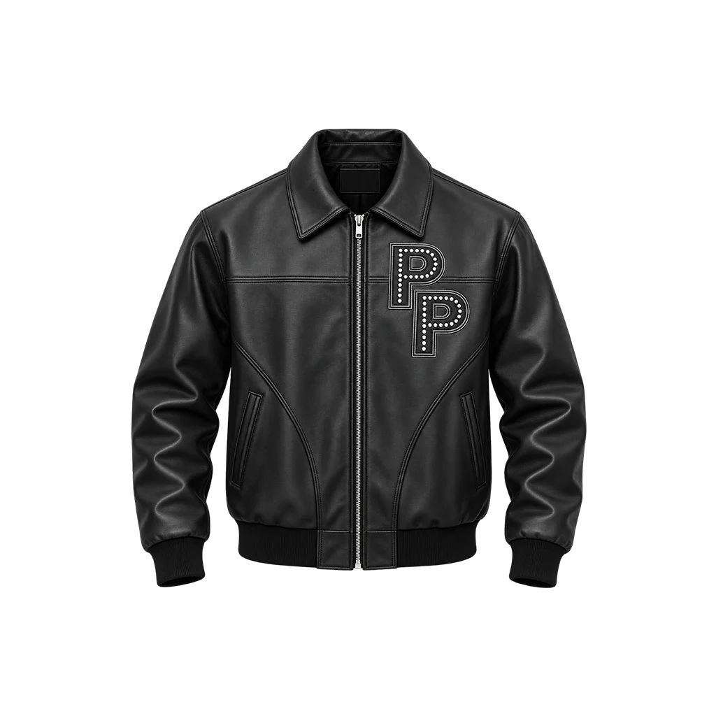 Pelle Pelle Stones Black Leather Jacket