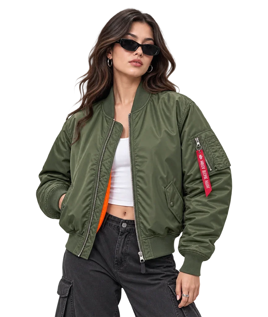 Classic MA-1 Flight Bomber Jacket