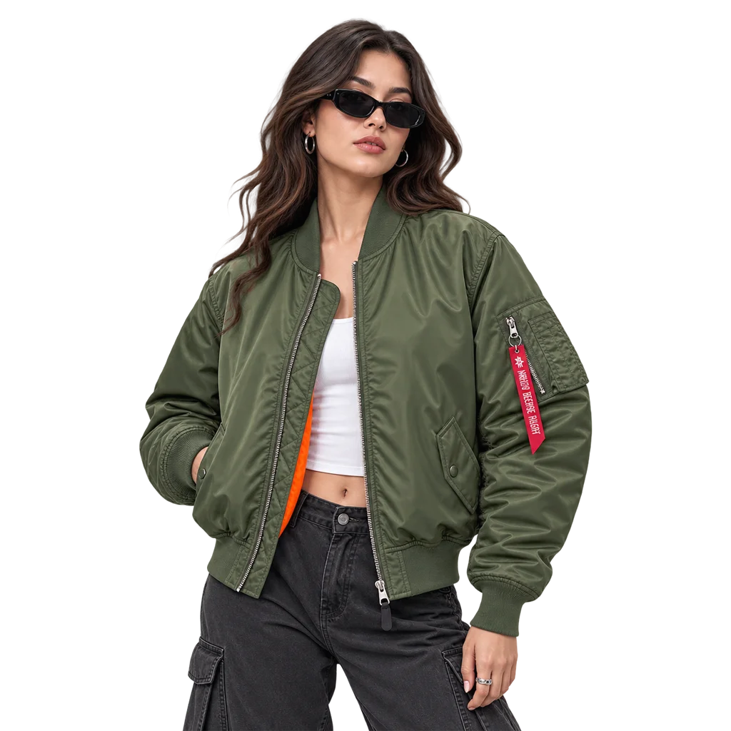 Classic MA-1 Flight Bomber Jacket
