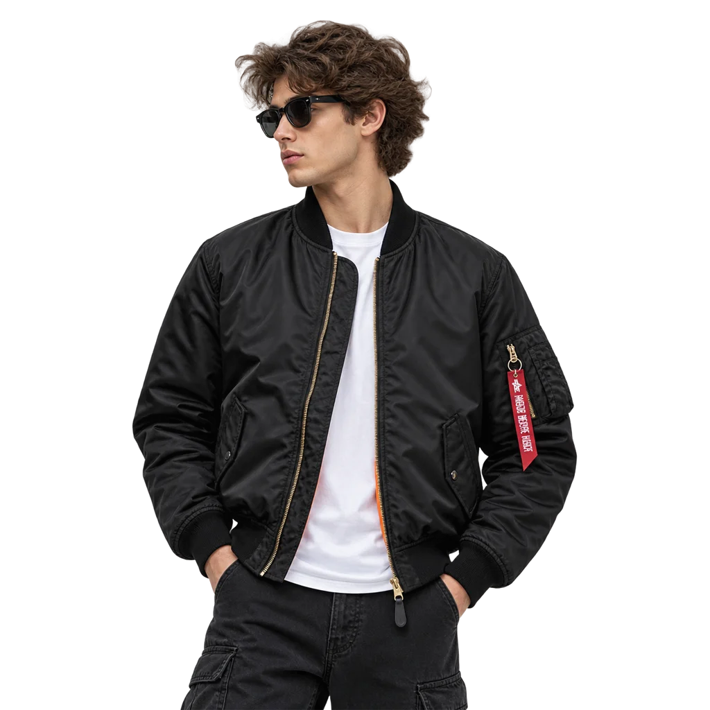 Classic MA-1 Flight Bomber Jacket
