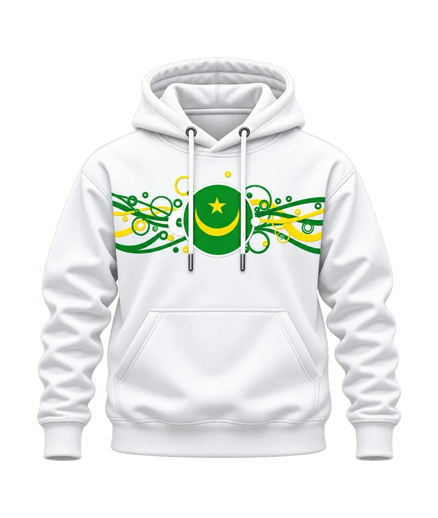 Pakistan Mauritania Flag Hoodie