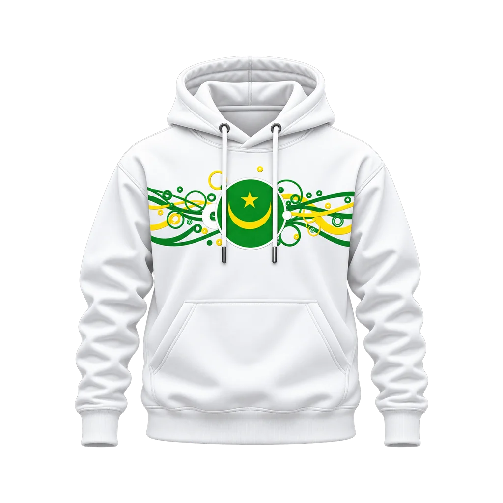 Pakistan Mauritania Flag Hoodie
