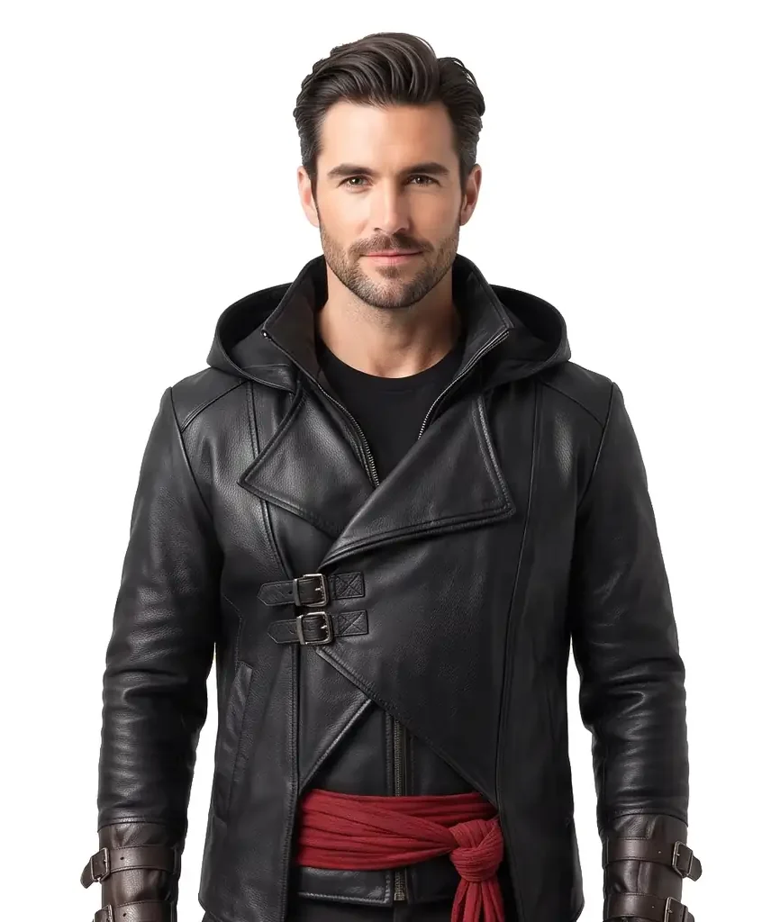 Assassin Black Leather Jacket