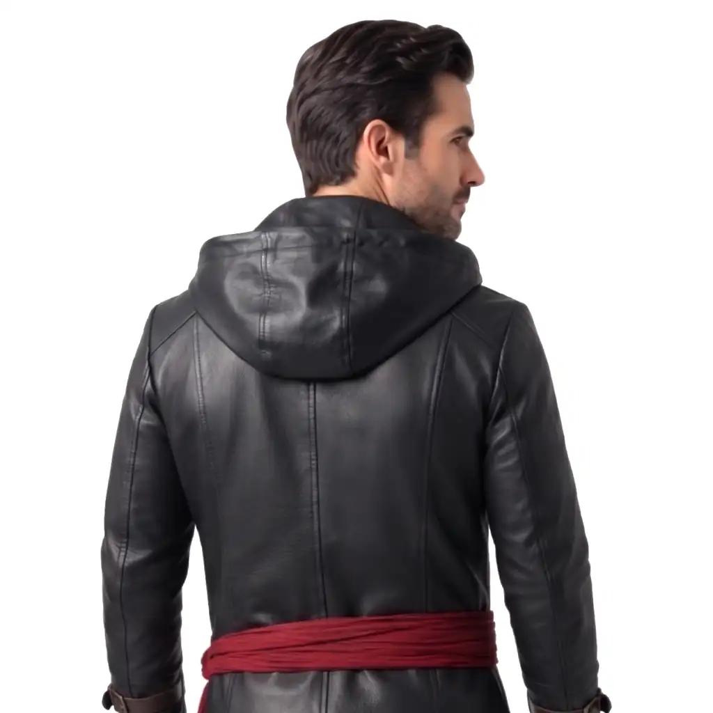 Assassin Black Leather Jacket