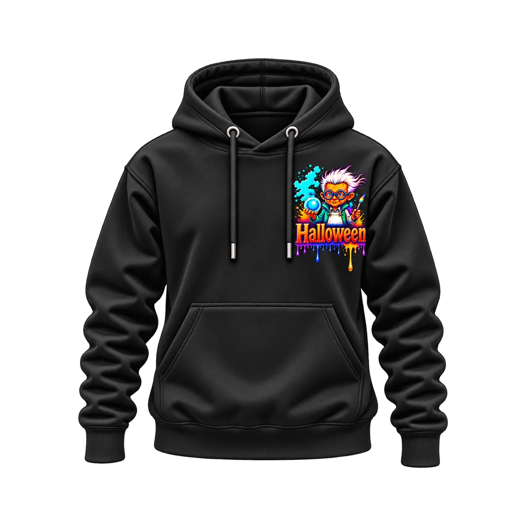 Back to the Future Mad Scientist Halloween Dual-Print Hoodie