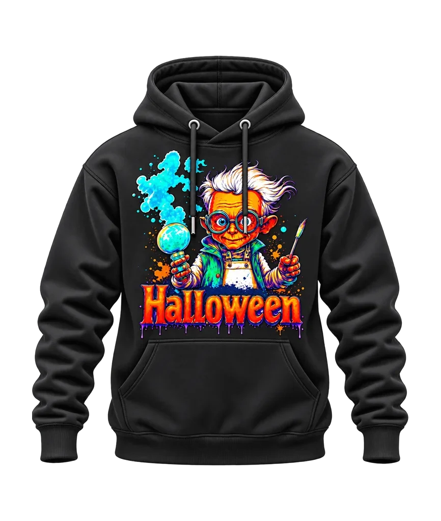 Back to the Future Mad Scientist Halloween Hoodie