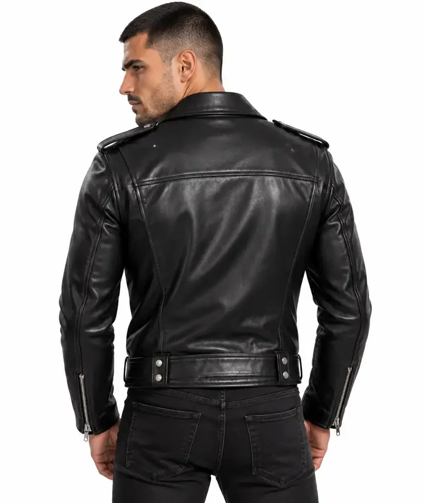 Black Double Rider Leather Jacket