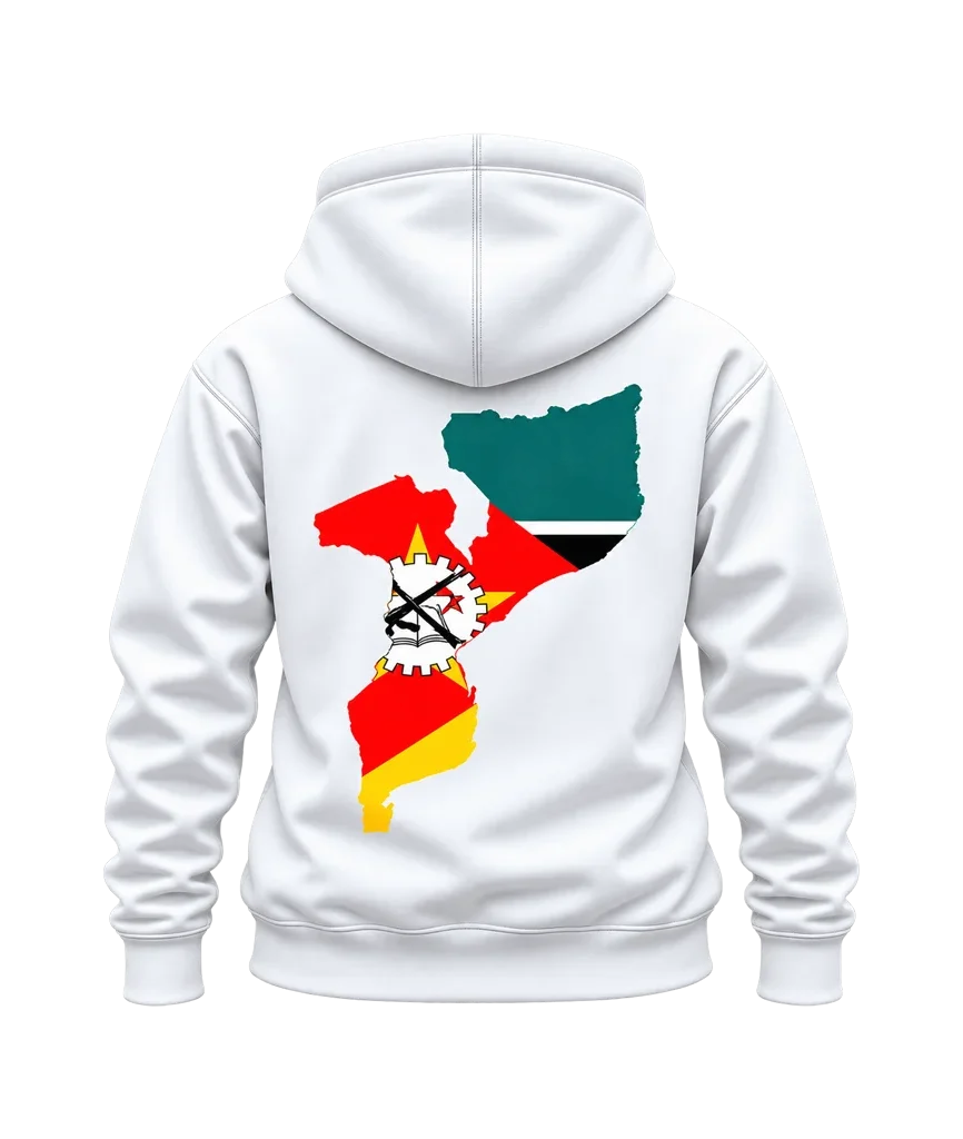 Blood Diamond Mozambique Map Dual-Print Hoodie