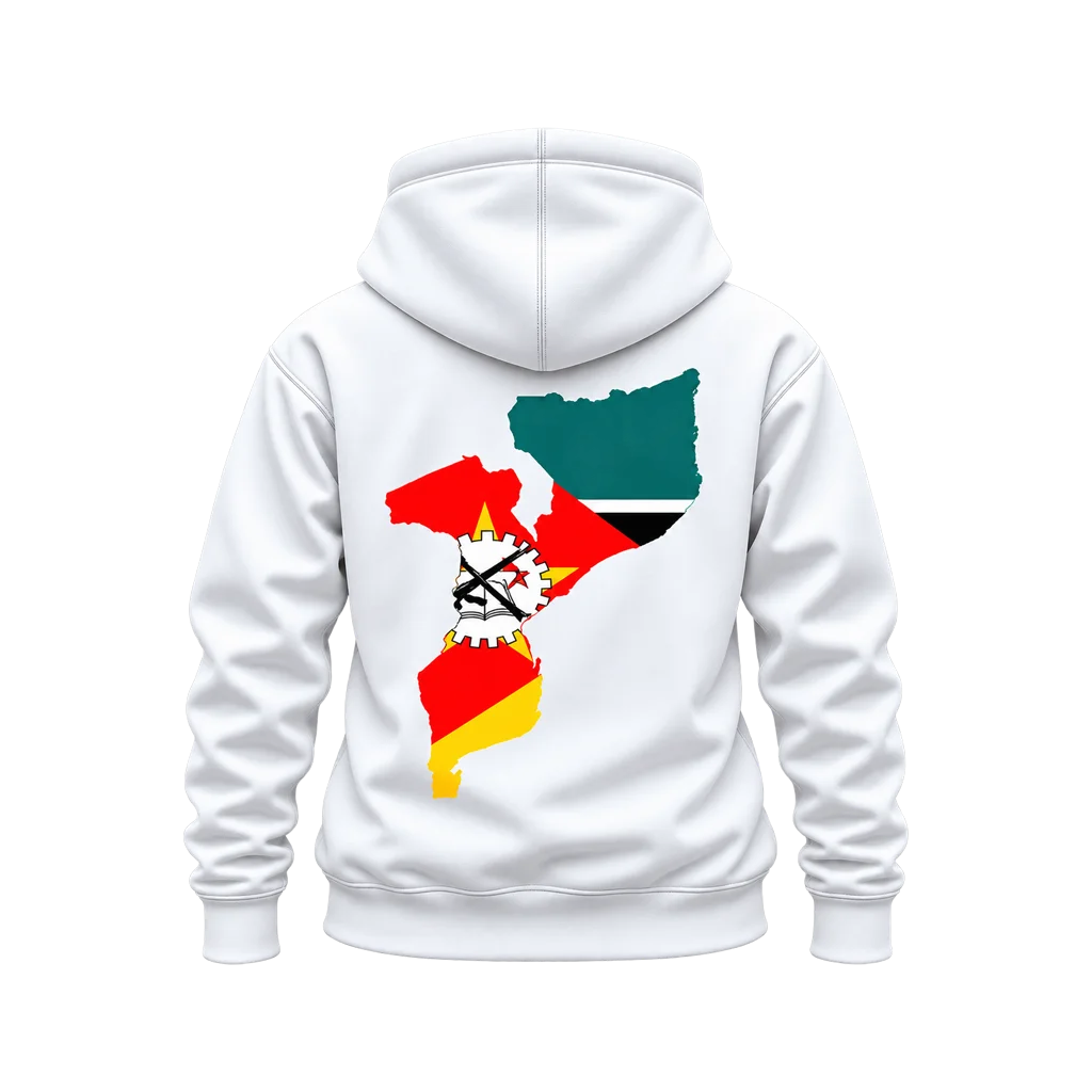 Blood Diamond Mozambique Map Dual-Print Hoodie