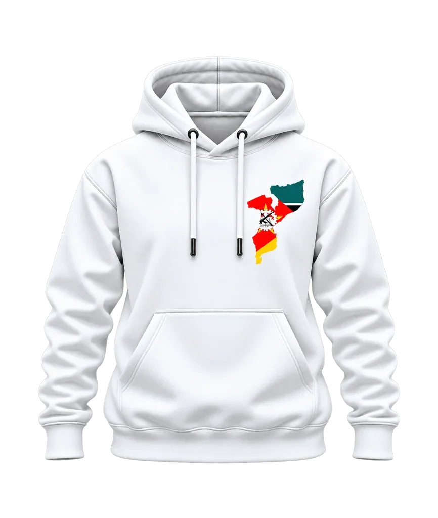 Blood Diamond Mozambique Map Dual-Print Hoodie
