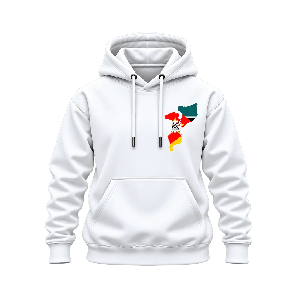 Blood Diamond Mozambique Map Dual-Print Hoodie
