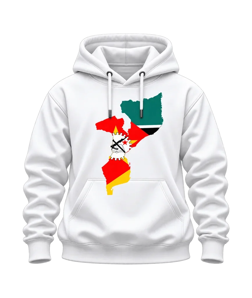 Blood Diamond Mozambique Map Hoodie