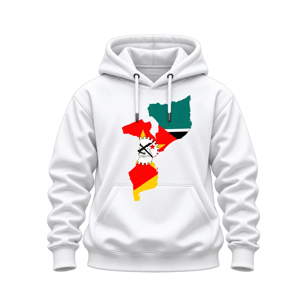 Blood Diamond Mozambique Map Hoodie