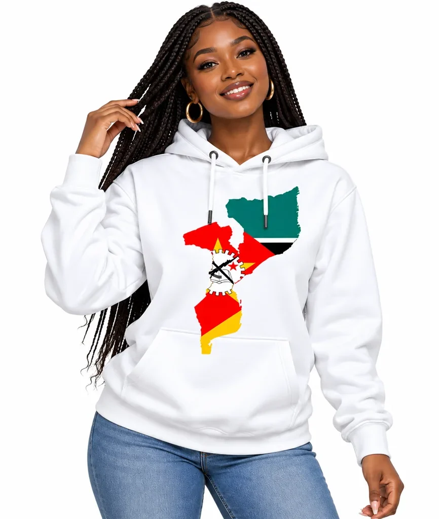 Blood Diamond Mozambique Map Hoodie