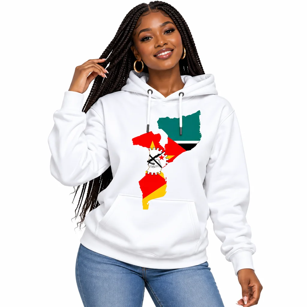 Blood Diamond Mozambique Map Hoodie