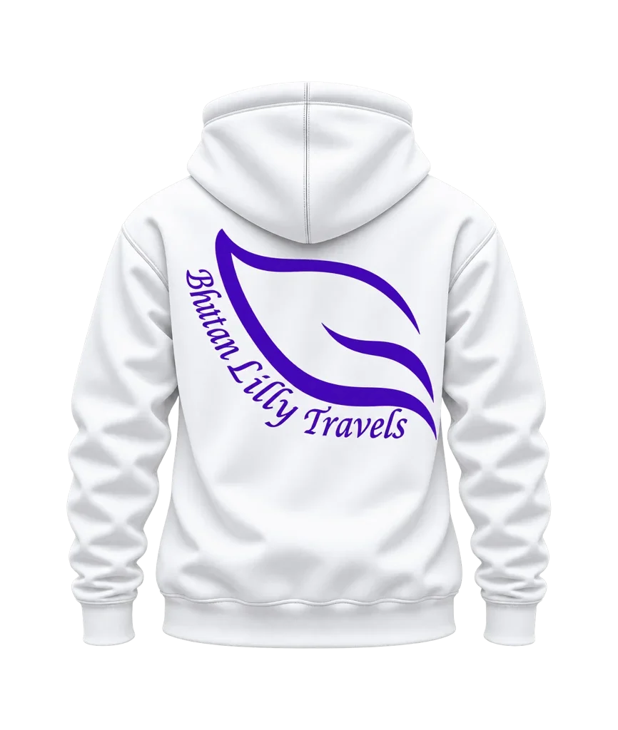 Blue Period Purple Leaf Dual-Print Hoodie