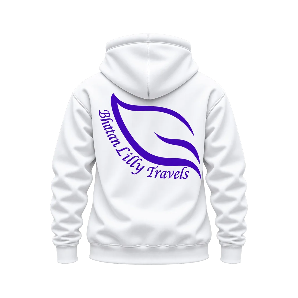 Blue Period Purple Leaf Dual-Print Hoodie