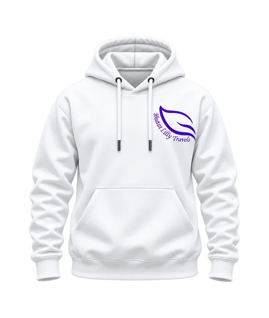 Blue Period Purple Leaf Dual-Print Hoodie