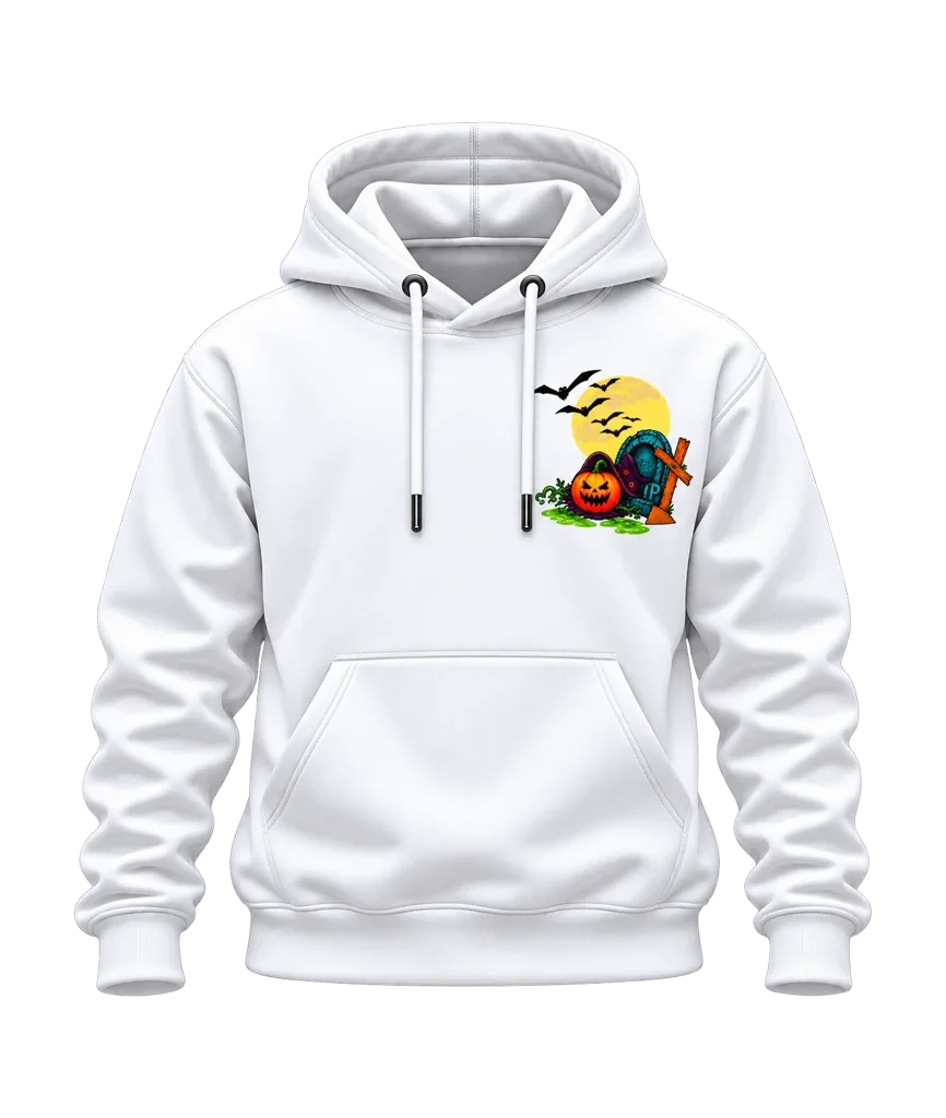 Castlevania Halloween Graveyard Pumpkin Dual-Print Hoodie