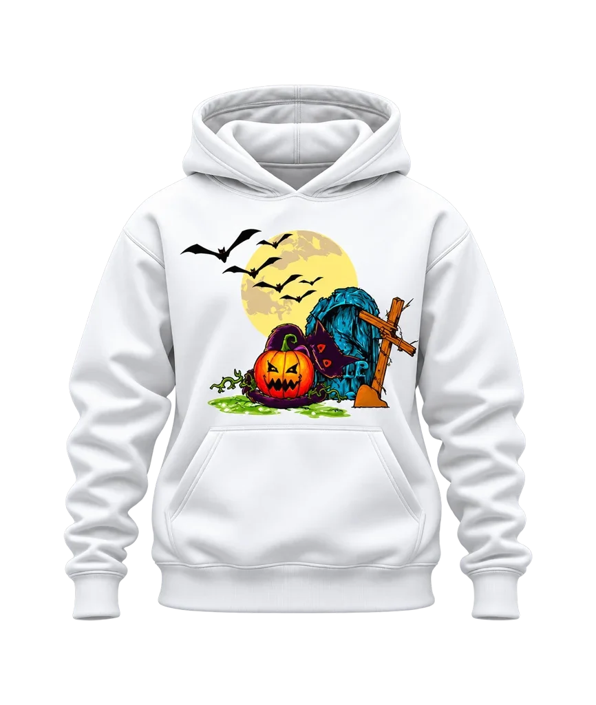 Castlevania Halloween Graveyard Pumpkin Hoodie